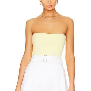 NEW NWOT A.L.C Dean Top in Citrine Yellow